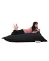 Atelier Del Sofa Cushion Pouf 100x100 - Black